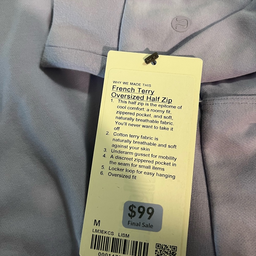 Lululemon oversized french terry zippered jacket M - Picture 4 of 5